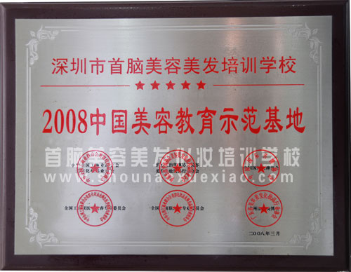 2008中国美容教育冠军摇篮 